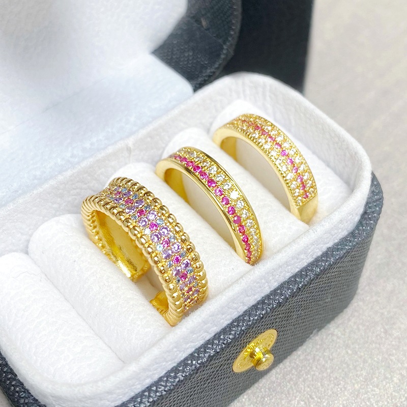 Vintage Fashion Revival - 2025 Medieval Revival Full Zircon Open
