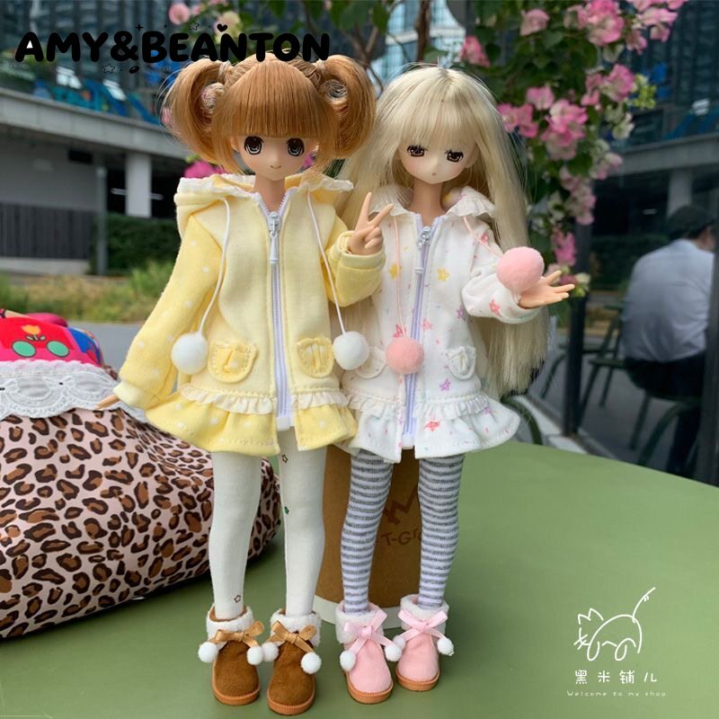 Vintage Fashion Dolls - 1/6 BJD Doll Clothes Rabbit Polka
