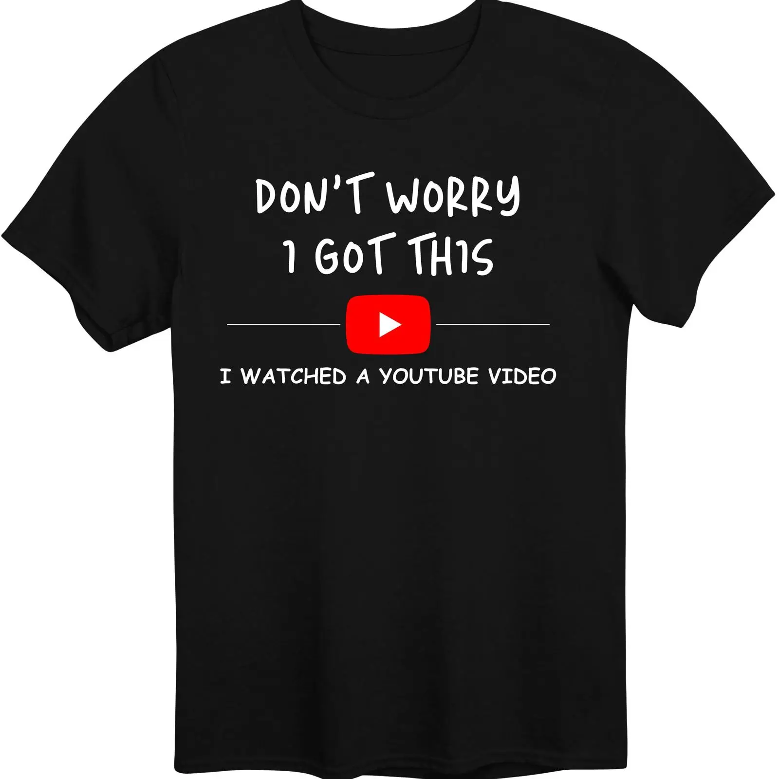 Vintage Fashion Youtubers - YouTube Certified T Shirt Don't Worry