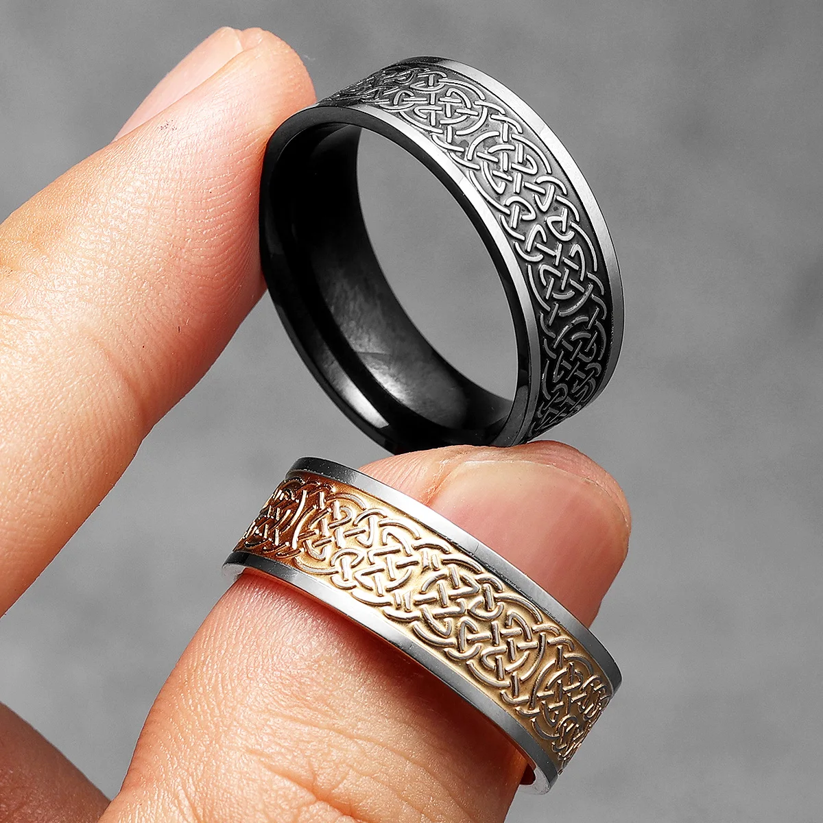 Viking Celtic Knot Men Rings S - огляд і ціна Vintage Fashion Newtown