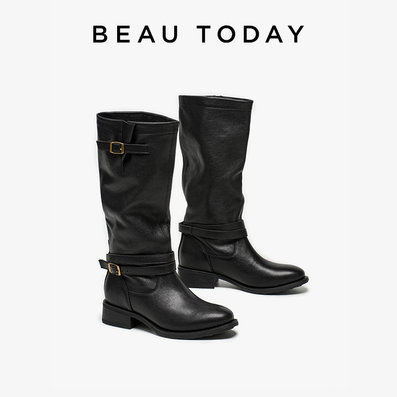 BEAUTODAY Long Boots Women She - огляд і ціна Vintage Fashion Heels