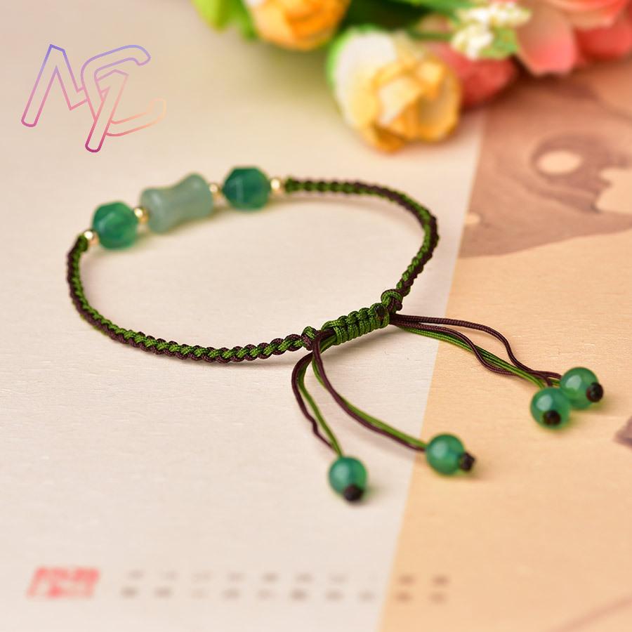 Green Natural Jade Beads Brace - огляд і ціна Vintage Fashion Designer