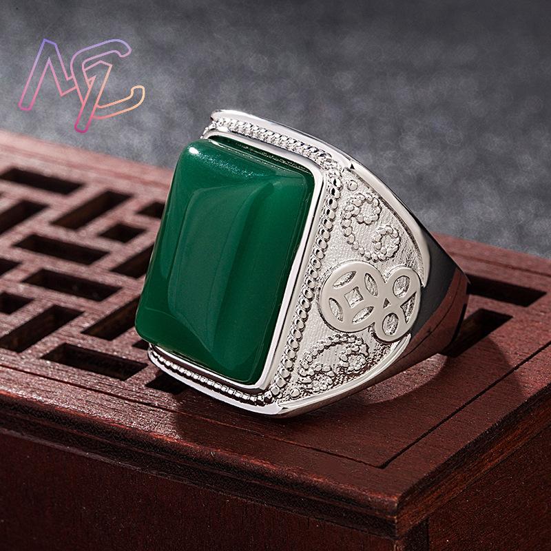 Green Natural Jade Rings Real  - огляд і ціна Vintage Fashion Designer