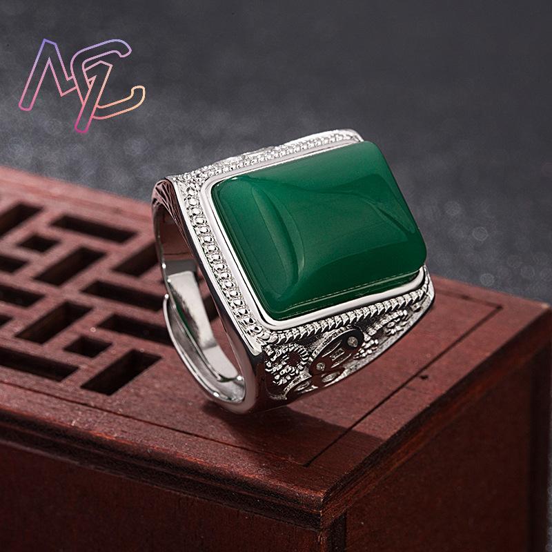 Green Natural Jade Rings Real  - огляд і ціна Vintage Fashion Designer