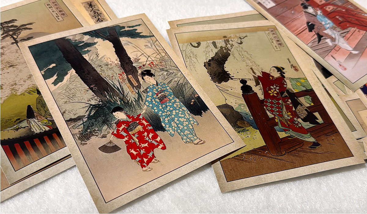 30Pcs Ogata Gekko Painting Pho - огляд і ціна Vintage Fashion Journal