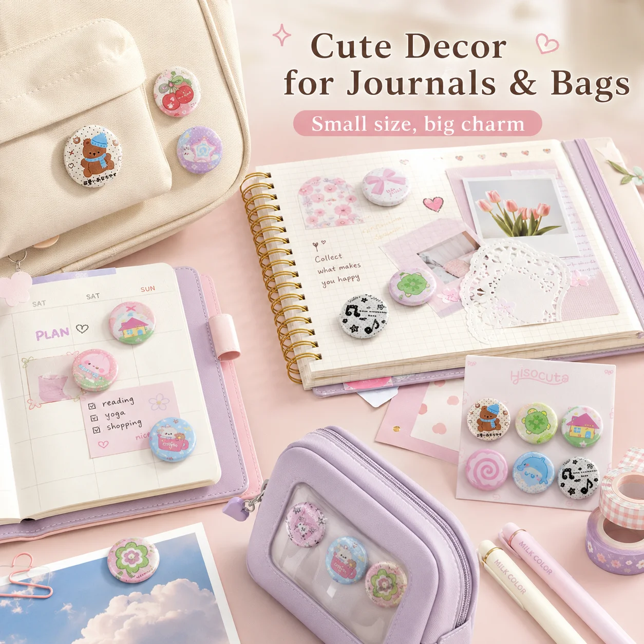 Student Clover 25mm Mini Pin B - огляд і ціна Vintage Fashion Journal