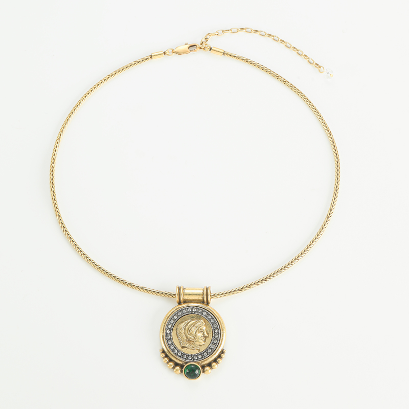 Head Ancient Coin Pendant Chok - огляд і ціна Vintage Fashion Jewelry Brands