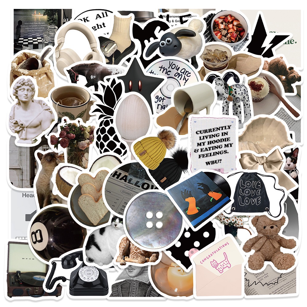 60PCS Modern Fashion 3D Classi - огляд і ціна Vintage Fashion Store