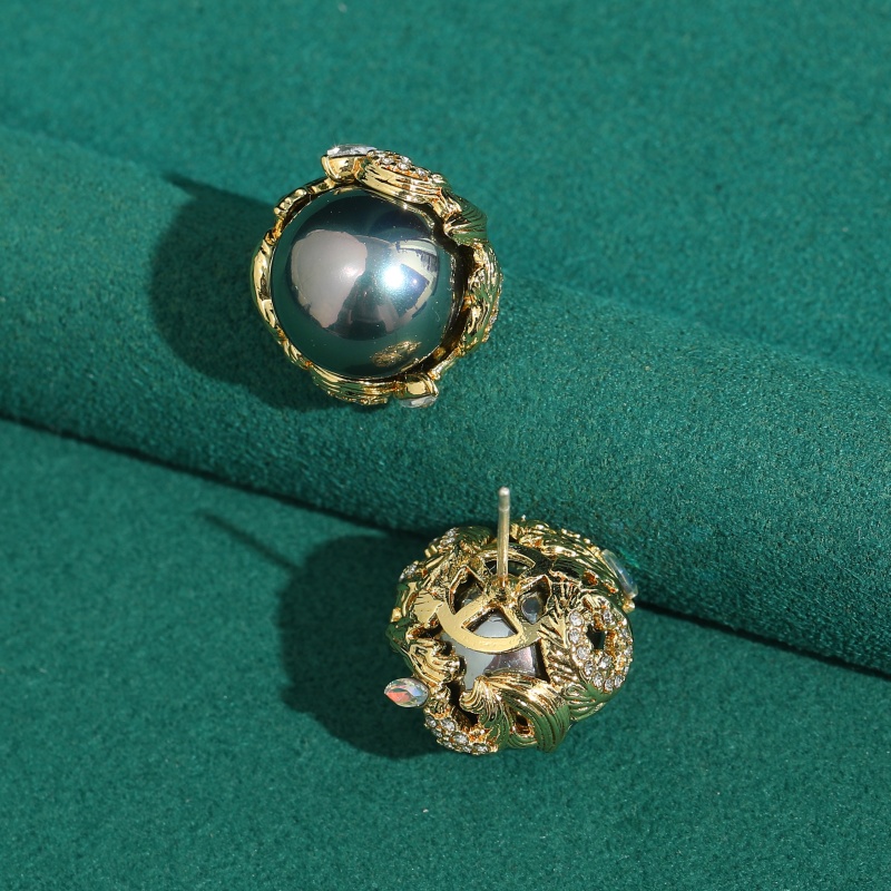 Vintage Grey Pearl Earrings Fo - огляд і ціна Vintage Fashion Jewelry Brands
