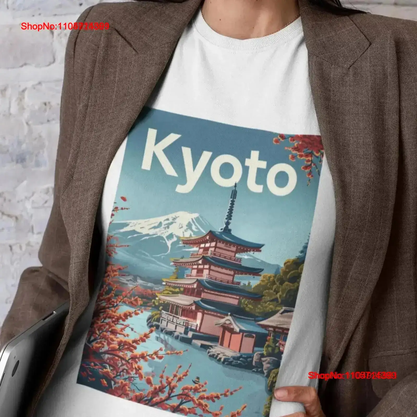Kyoto T Shirt Vintage Travel P - огляд і ціна Vintage Fashion Kyoto