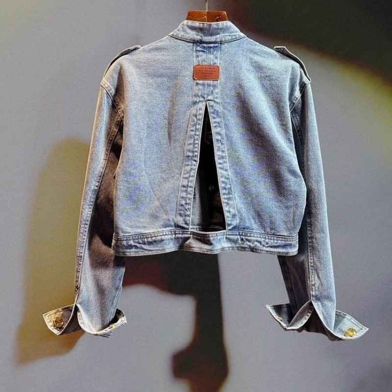 Blouse Jacket Women's Autumn R - огляд і ціна Patchwork Jean Jacket