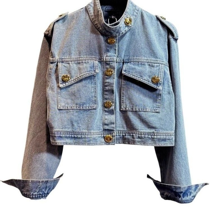 Blouse Jacket Women's Autumn R - огляд і ціна Patchwork Jean Jacket