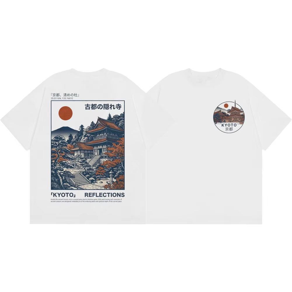 Kyoto Temple Graphic Vintage L - огляд і ціна Vintage Fashion Kyoto