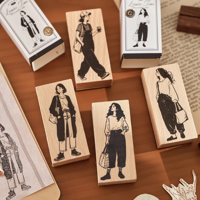 Creative Fashion Girl Wood Sta - огляд і ціна Vintage Fashion Journal