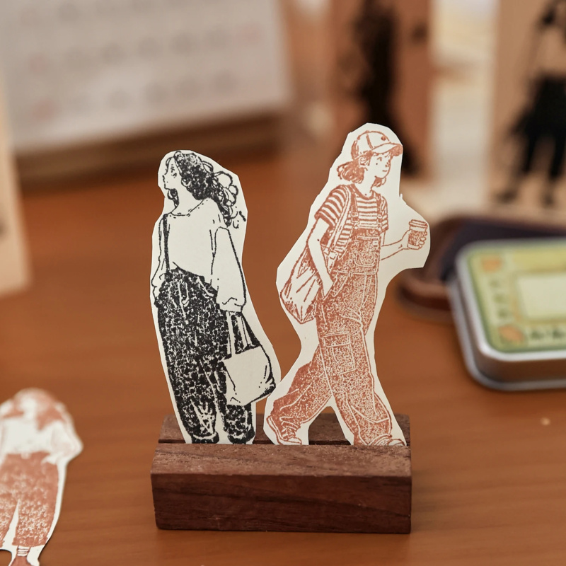 Creative Fashion Girl Wood Sta - огляд і ціна Vintage Fashion Journal