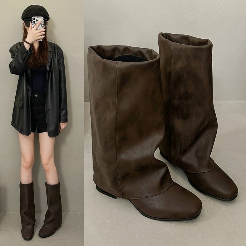 2026 New Square Head Vintage F - огляд і ціна Vintage Fashion Heels