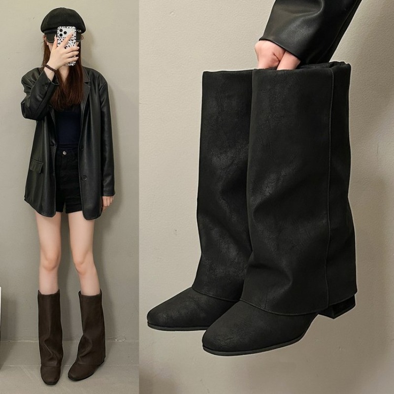 2026 New Square Head Vintage F - огляд і ціна Vintage Fashion Heels