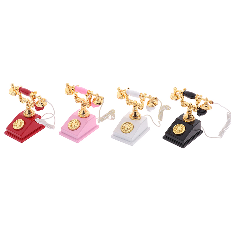1:12 Vintage Phone Dollhouse M - огляд і ціна Vintage Fashion Houses