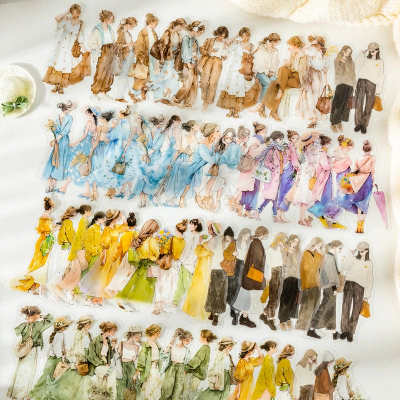JIANQI 20 pcs/pack Vintage Cha - огляд і ціна Vintage Fashion Journal