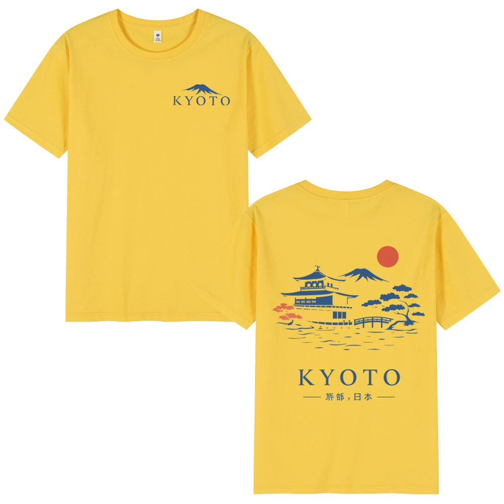 Kyoto Japan Style T Shirts Men - огляд і ціна Vintage Fashion Kyoto