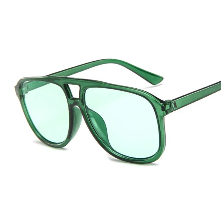 Woman Green Oversized Pilot Su - огляд і ціна Vintage Fashion Glasses